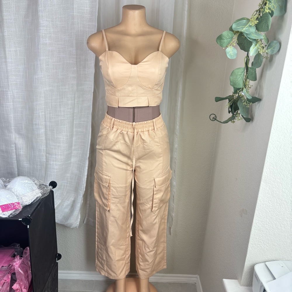 Stylish Tan Women's Jumpsuit